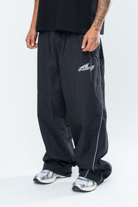 TUNDRA BAGGY TRACK PANTS - BLACK