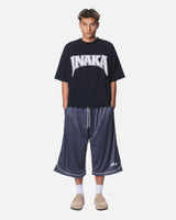 3/4 MESH SHORTS - CHARCOAL