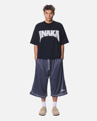 3/4 MESH SHORTS - CHARCOAL