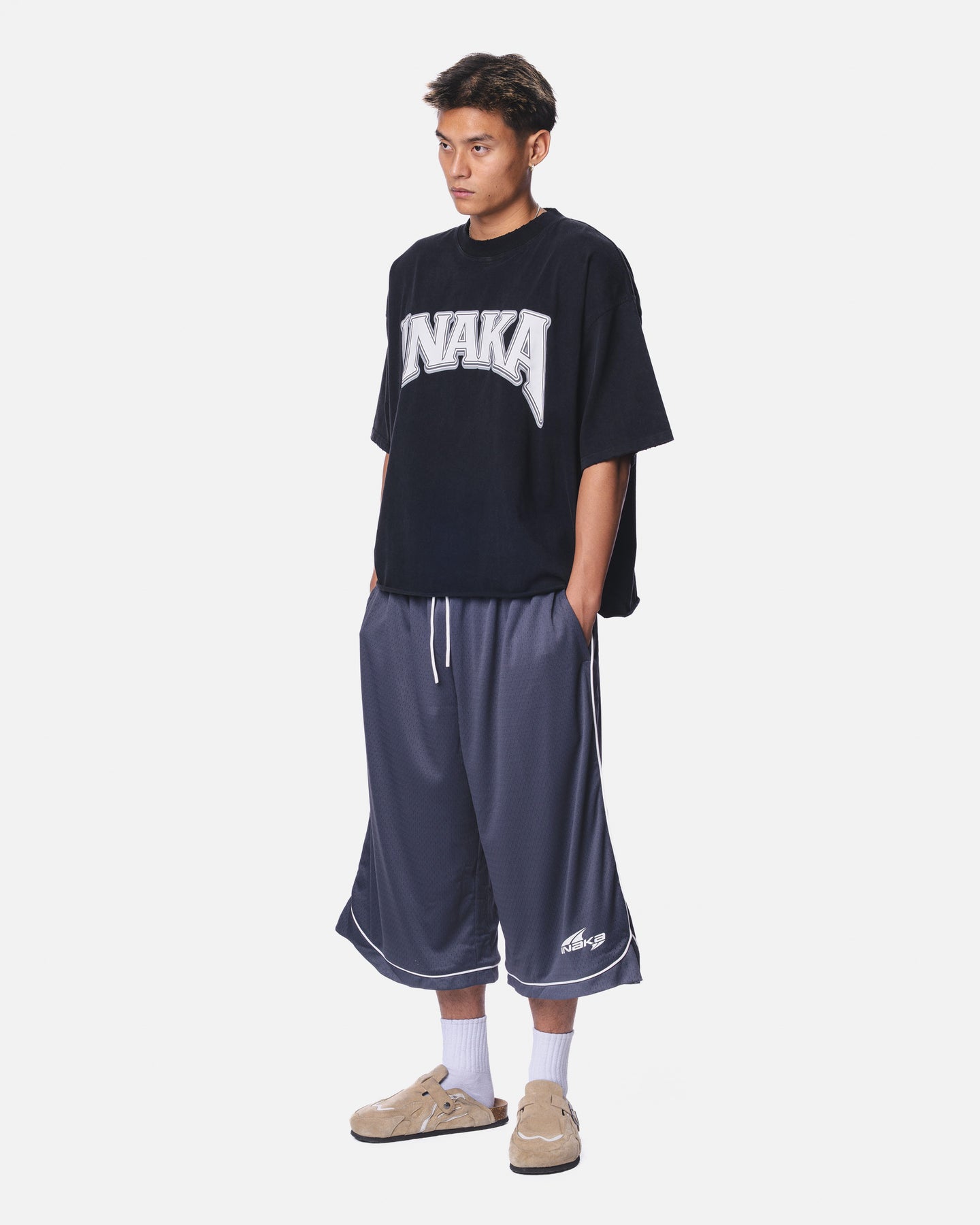 Day Off Cropped Tee - Black