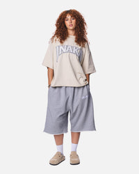 BAGGY SWEAT SHORTS - GREY