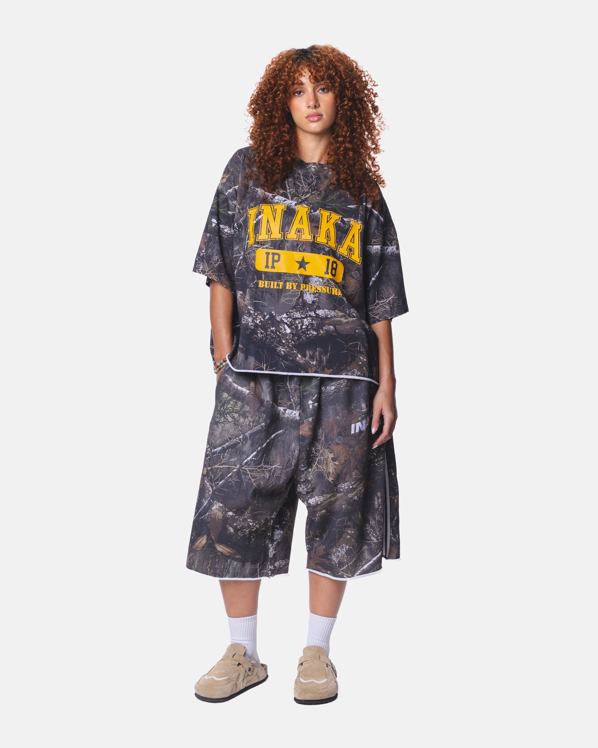 BAGGY SWEAT SHORTS - CAMO