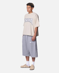 BAGGY SWEAT SHORTS - GREY
