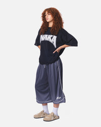 3/4 MESH SHORTS - CHARCOAL