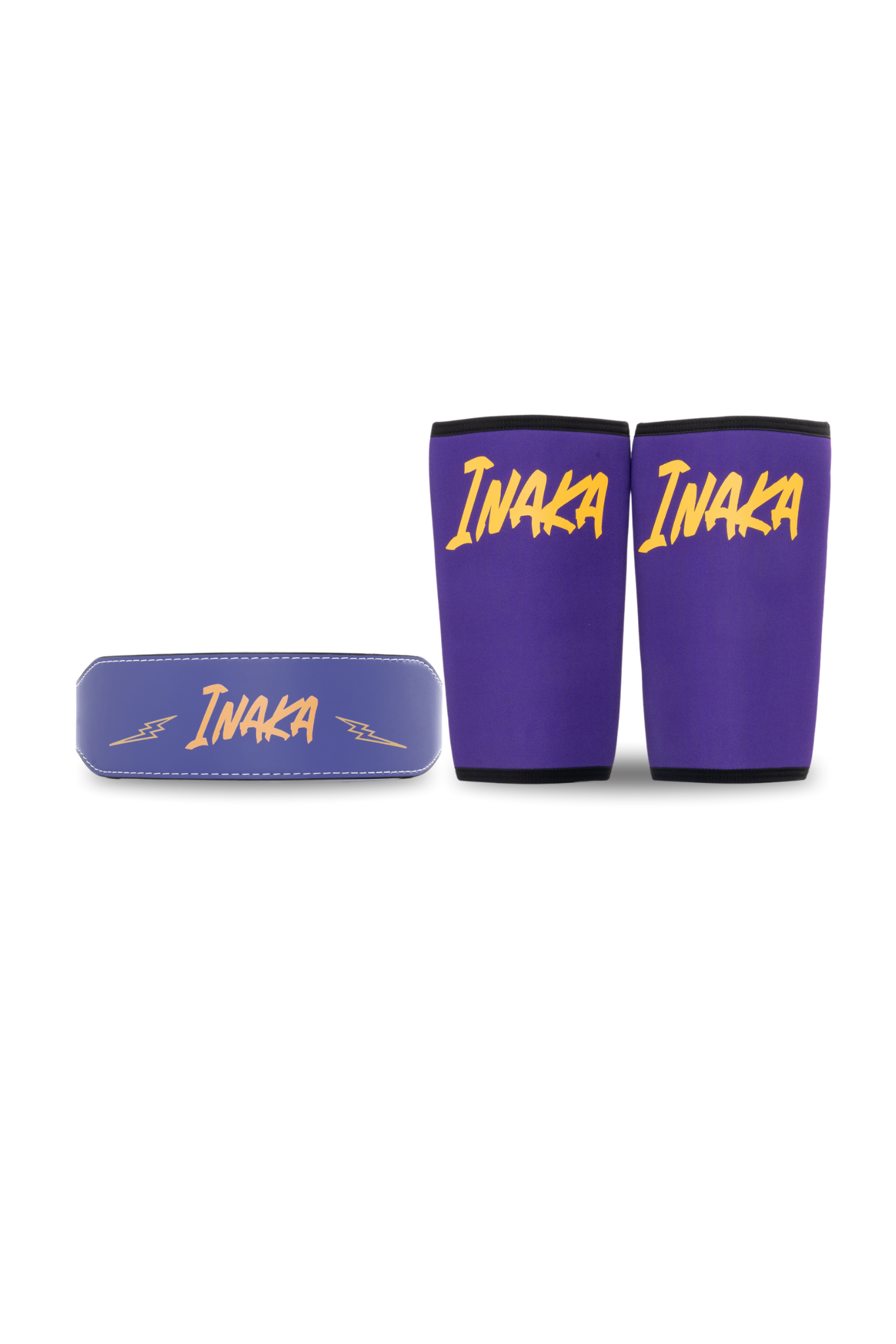 BELT AND KNEE SLEEVES BUNDLE - PURPLE RANGE