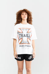 CROSS FLAME TEE - WHITE