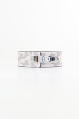 13MM LEVER BELT BUNDLE - GLACIER WHITE BELT AND BUCKLE