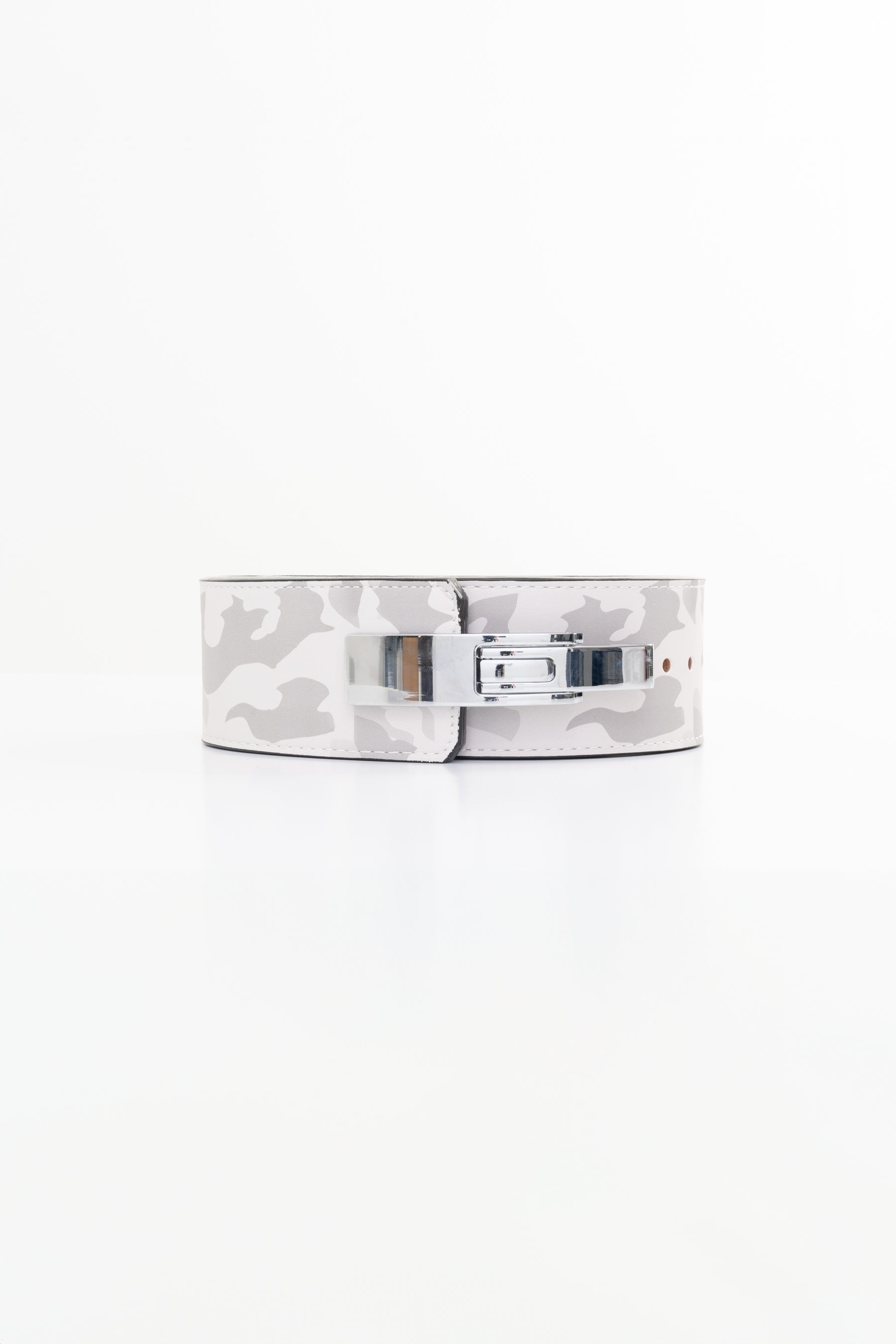 13MM LEVER BELT BUNDLE - GLACIER WHITE BELT AND BUCKLE