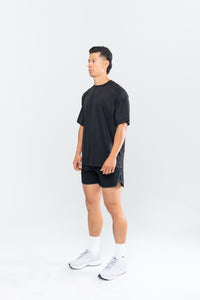 MEN'S PERFORMANCE TRAINING SHORTS - JET BLACK