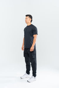 MEN'S PERFORMANCE TECH CARGO JOGGERS - JET BLACK