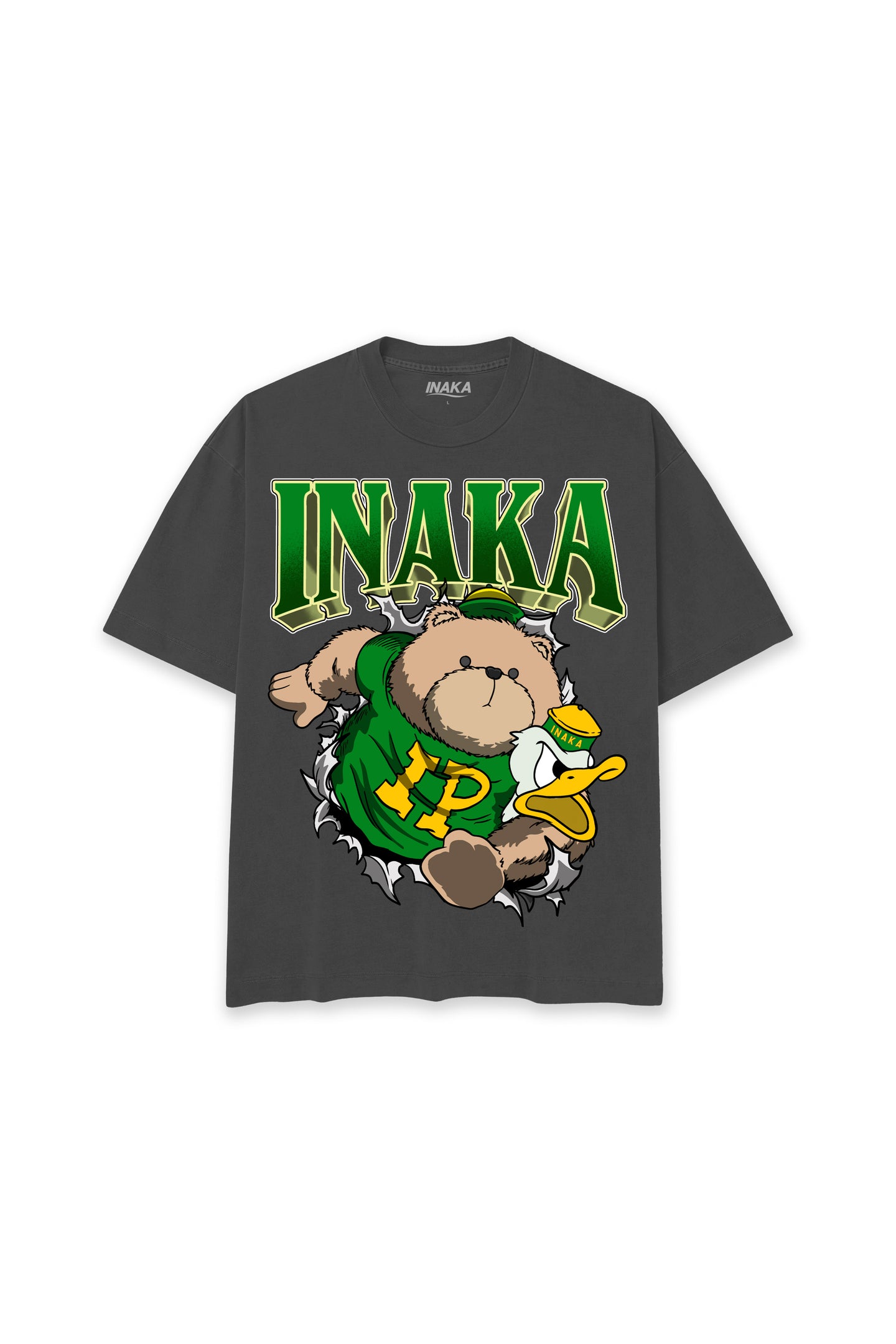 INAKA DUCK FEVER TEDDY - VINTAGE BLACK