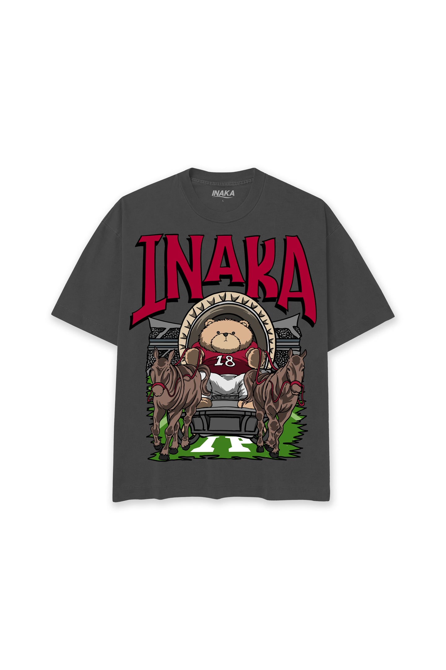 INAKA BOOMER TEDDY - VINTAGE BLACK