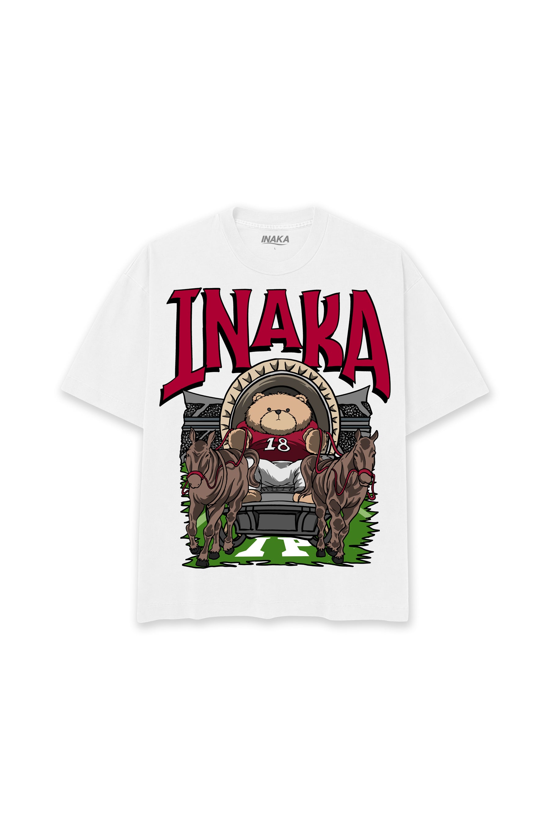 INAKA BOOMER TEDDY - WHITE