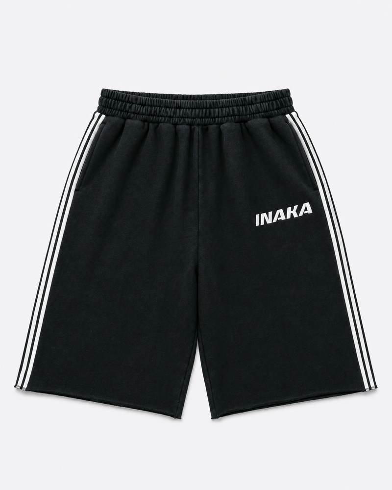 BAGGY SWEAT SHORTS - BLACK