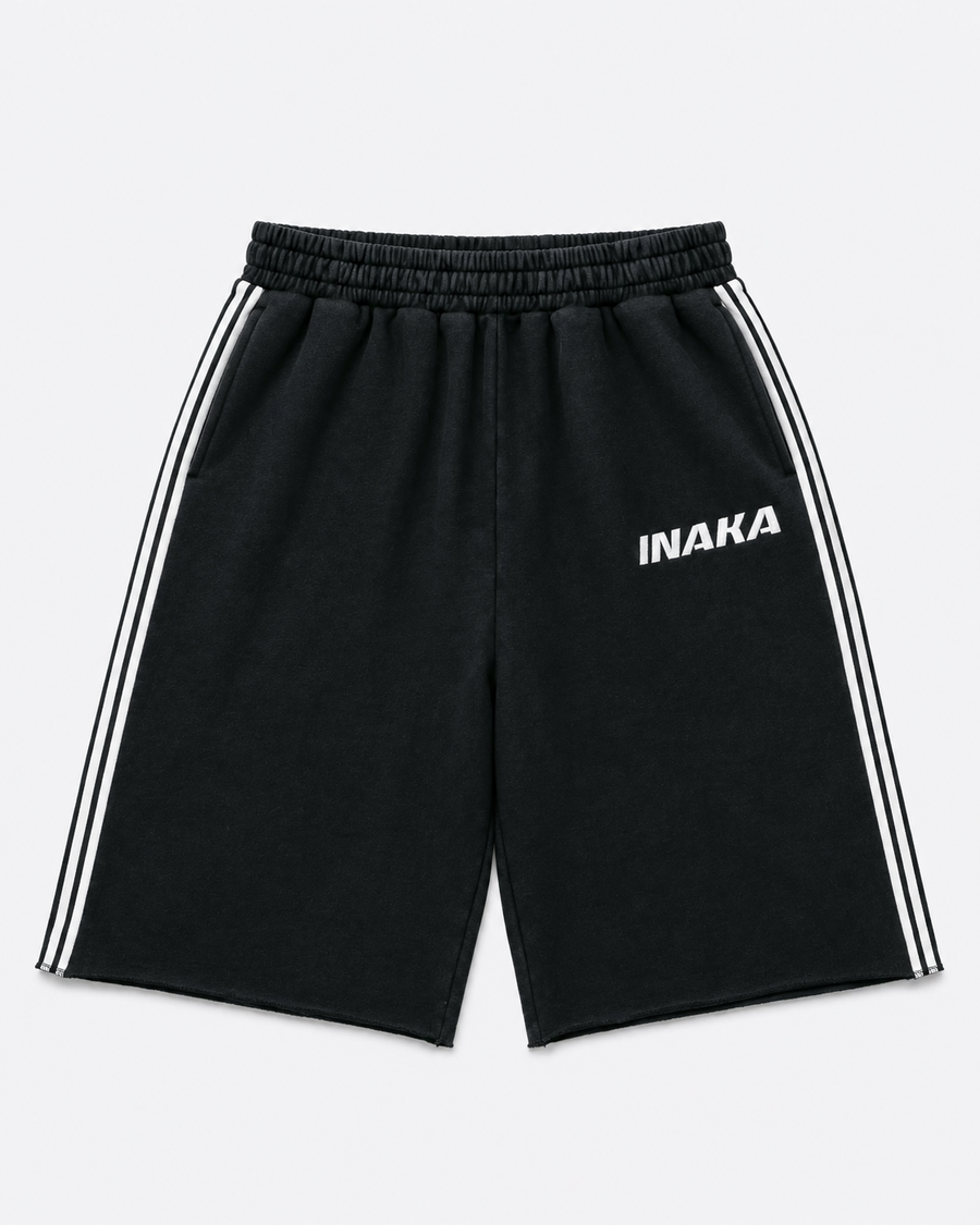 BAGGY SWEAT SHORTS - BLACK