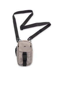 Utility Tech Crossbody- Taupe Gray