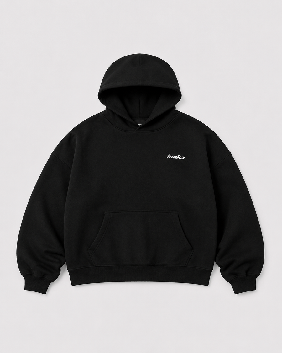 BASICS CROPPED PULLOVER - BLACK