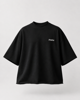 BASICS CROPPED TEE - BLACK