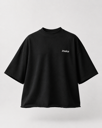 BASICS CROPPED TEE - BLACK