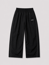 BASICS BAGGY TRACKPANTS - BLACK