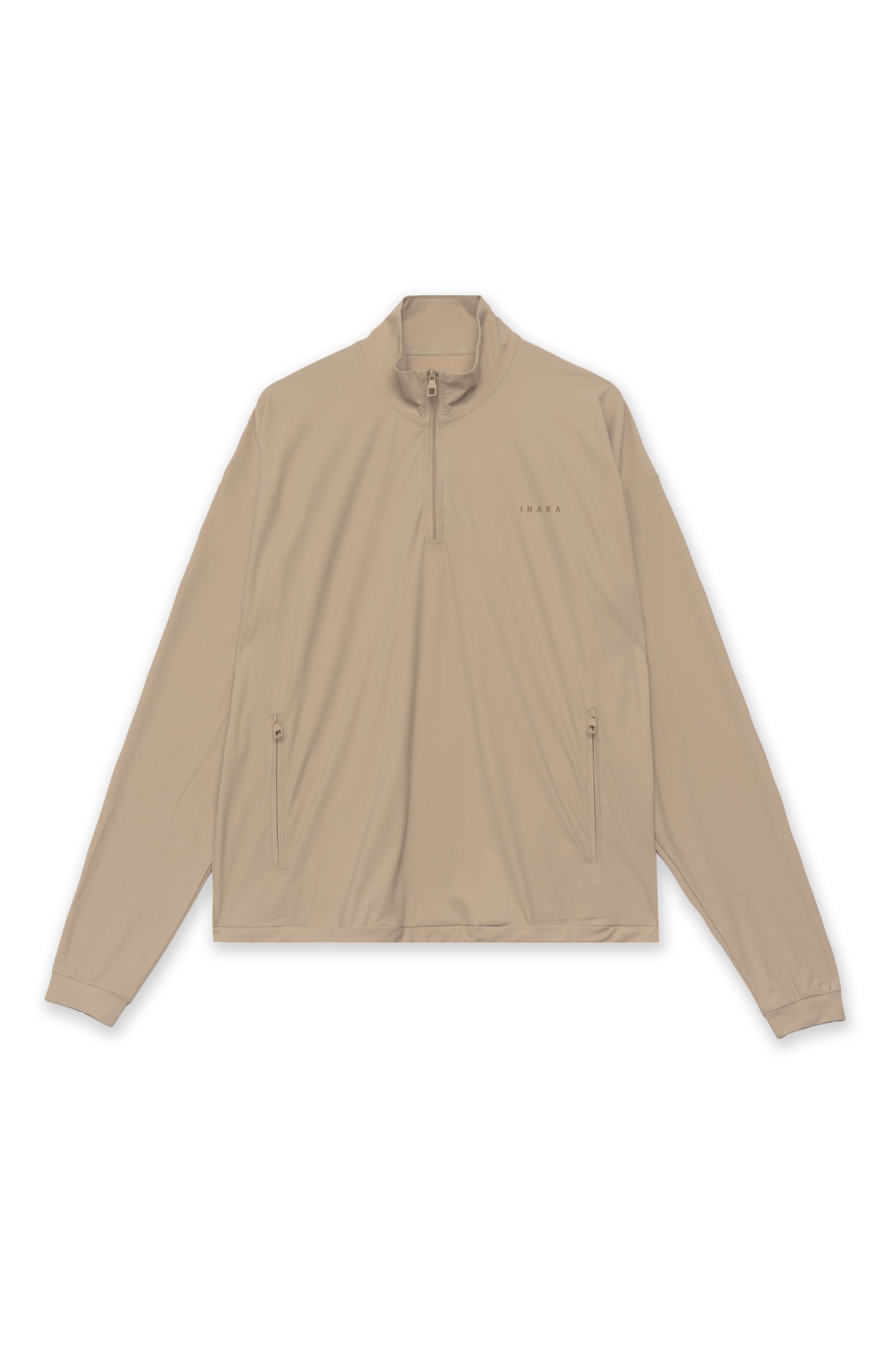 PERFORMANCE CLUB 1/4 ZIP JACKET - TAUPE