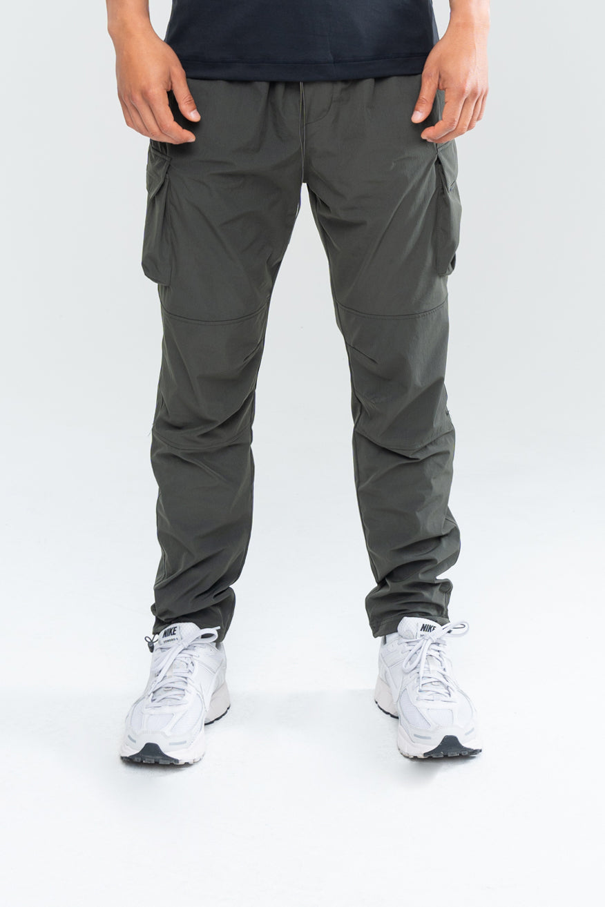 Nylon cargo joggers deals