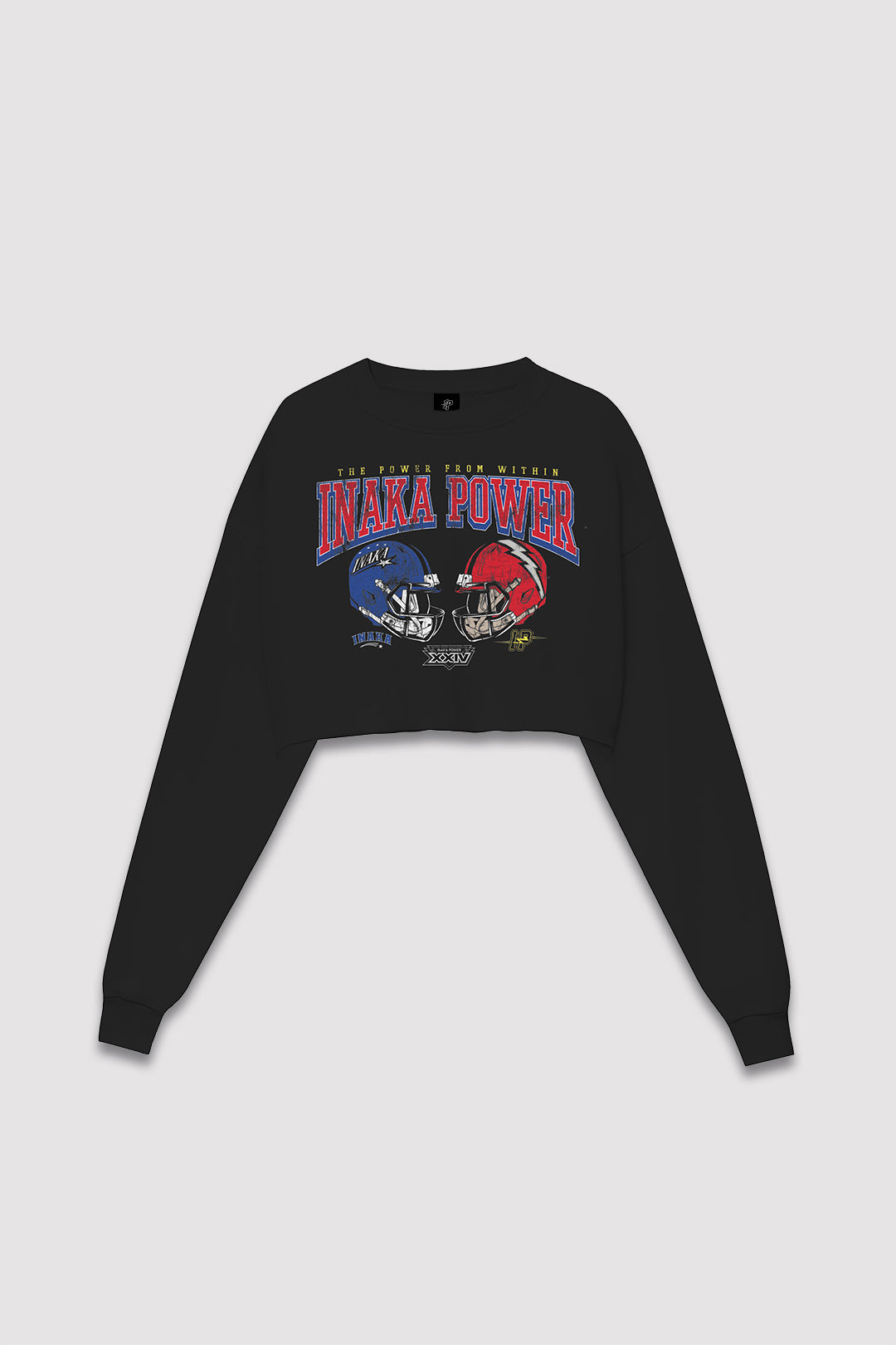 Women's Cropped Crewneck - Face-off