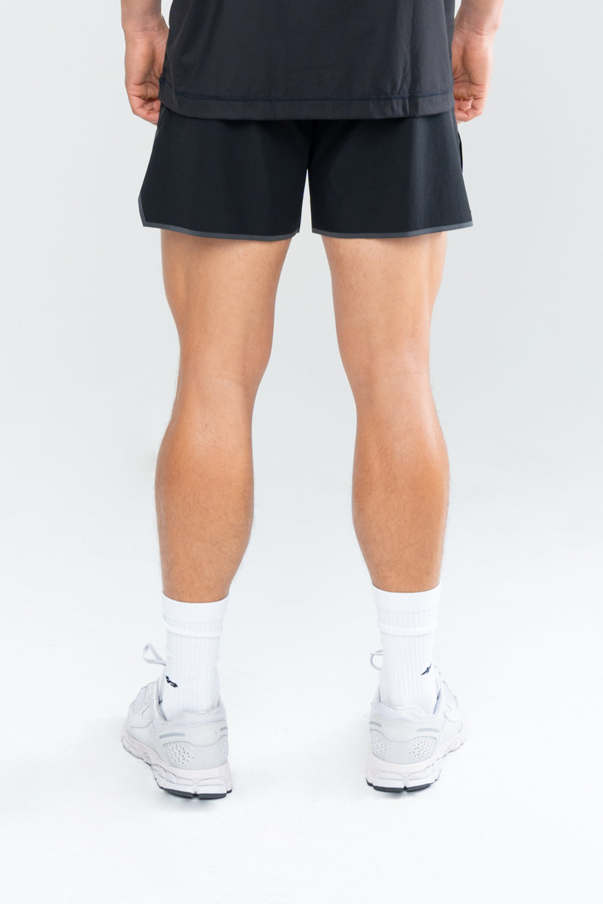 MEN'S PERFORMANCE TRAINING SHORTS - JET BLACK