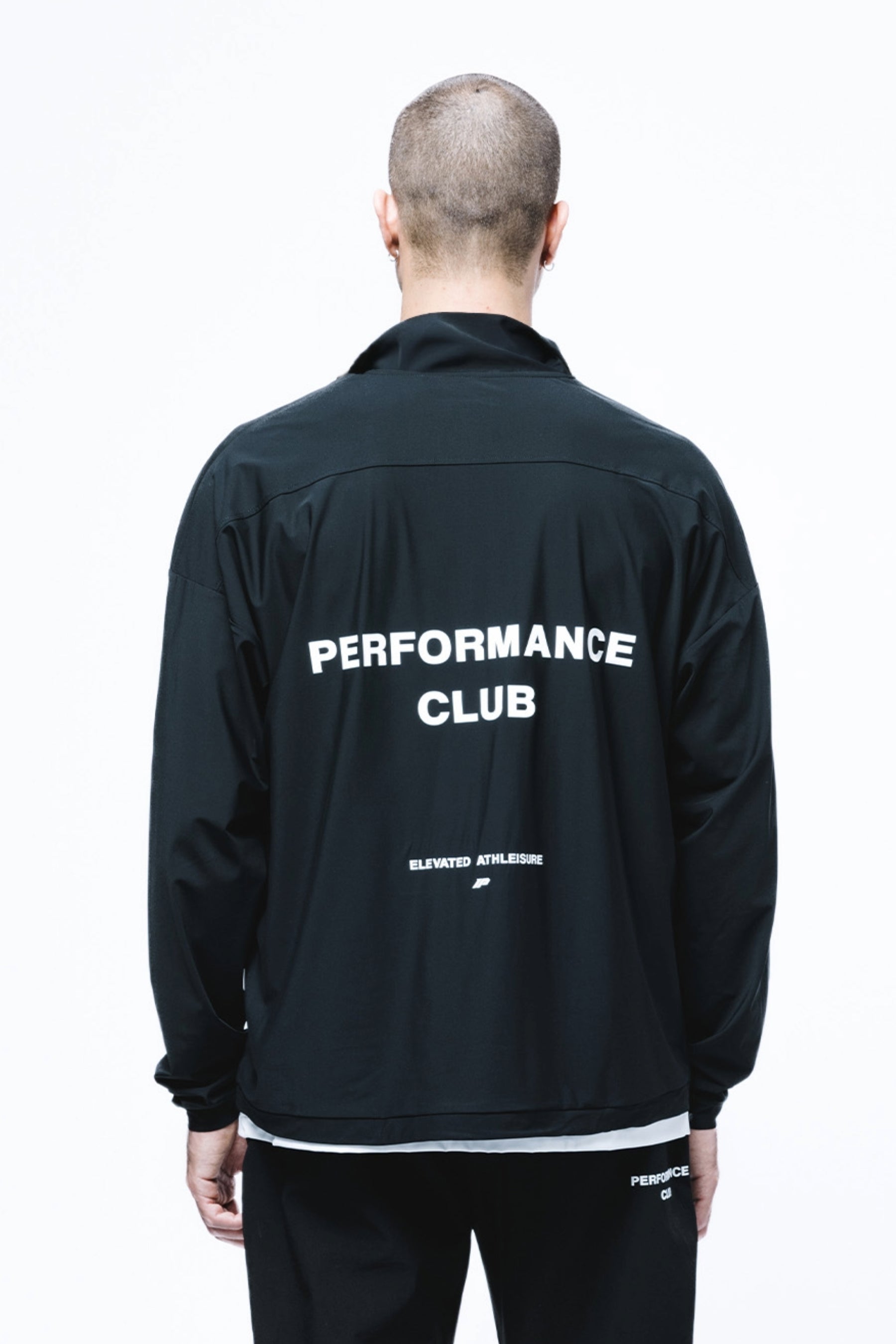 PERFORMANCE CLUB 1/4 ZIP JACKET - BLACK