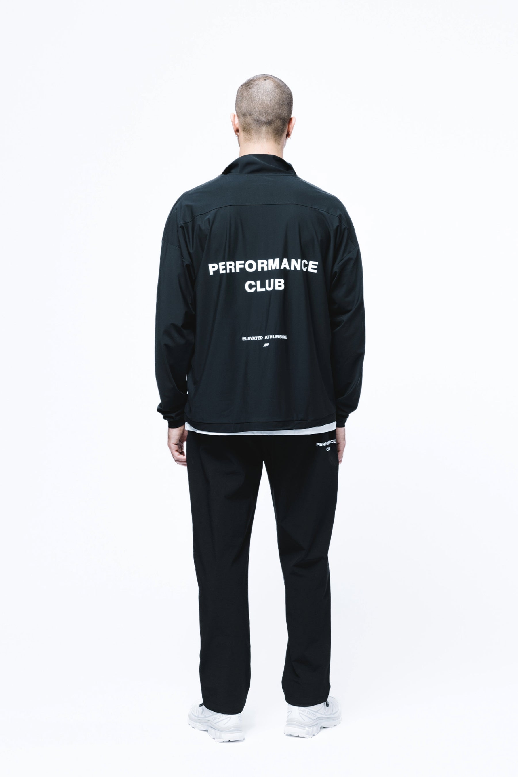 PERFORMANCE CLUB 1/4 ZIP JACKET - BLACK