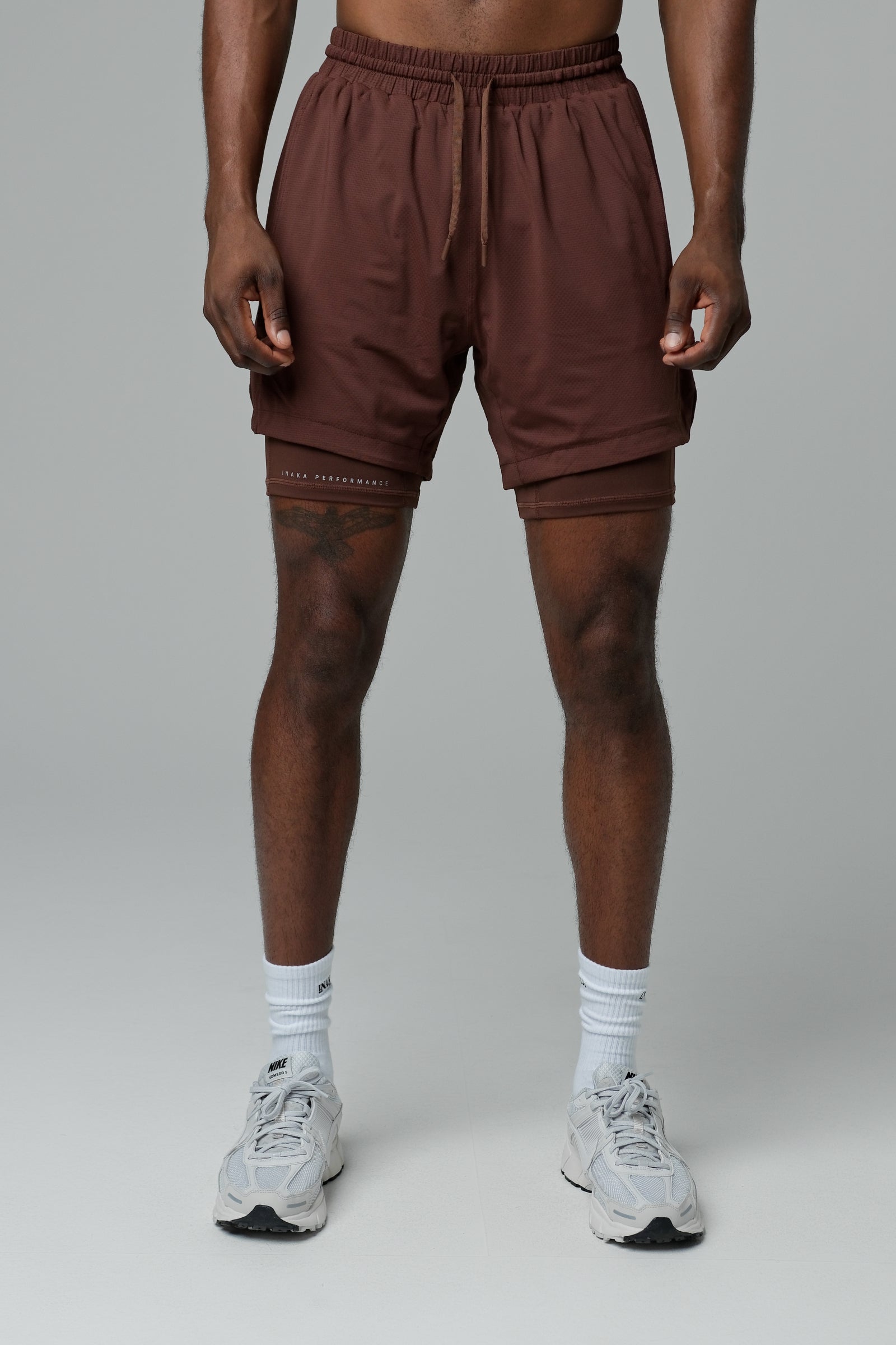 CORELITE SHORTS LINED - COFFEE