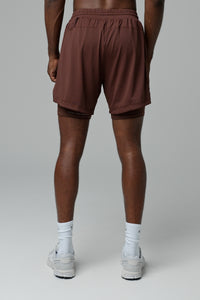 CORELITE SHORTS LINED - COFFEE