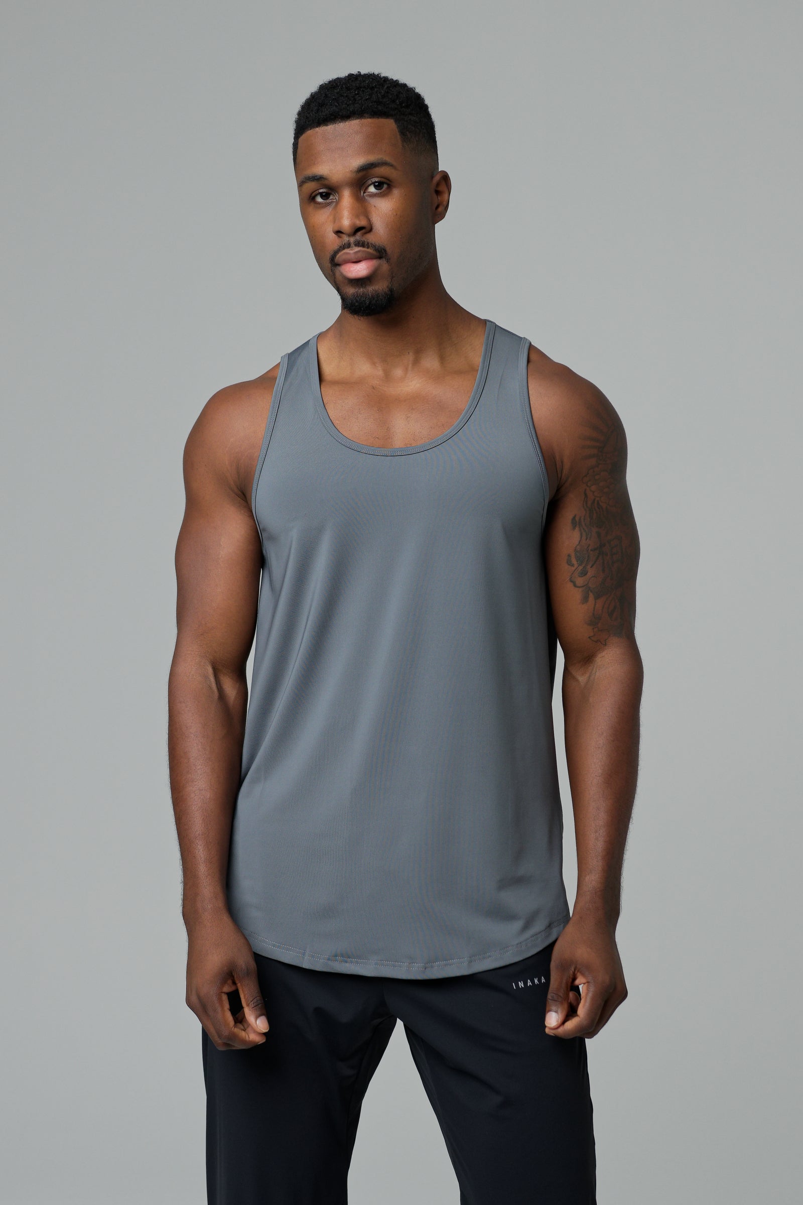 FREEFORM TANK TOP - STEEL GREY – Inaka Power