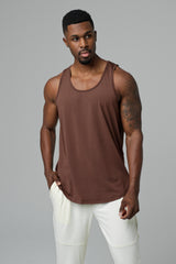 FREEFORM TANK TOP - COFFEE