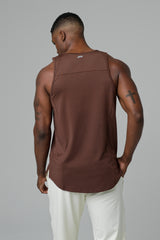 FREEFORM TANK TOP - COFFEE