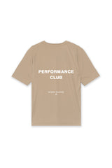 PERFORMANCE CLUB TEE - TAUPE