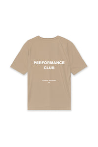 PERFORMANCE CLUB TEE - TAUPE