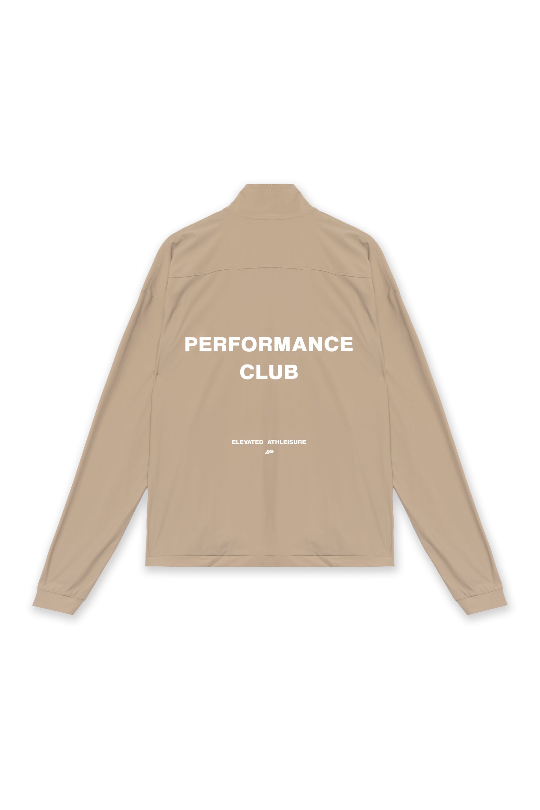 PERFORMANCE CLUB 1/4 ZIP JACKET - TAUPE