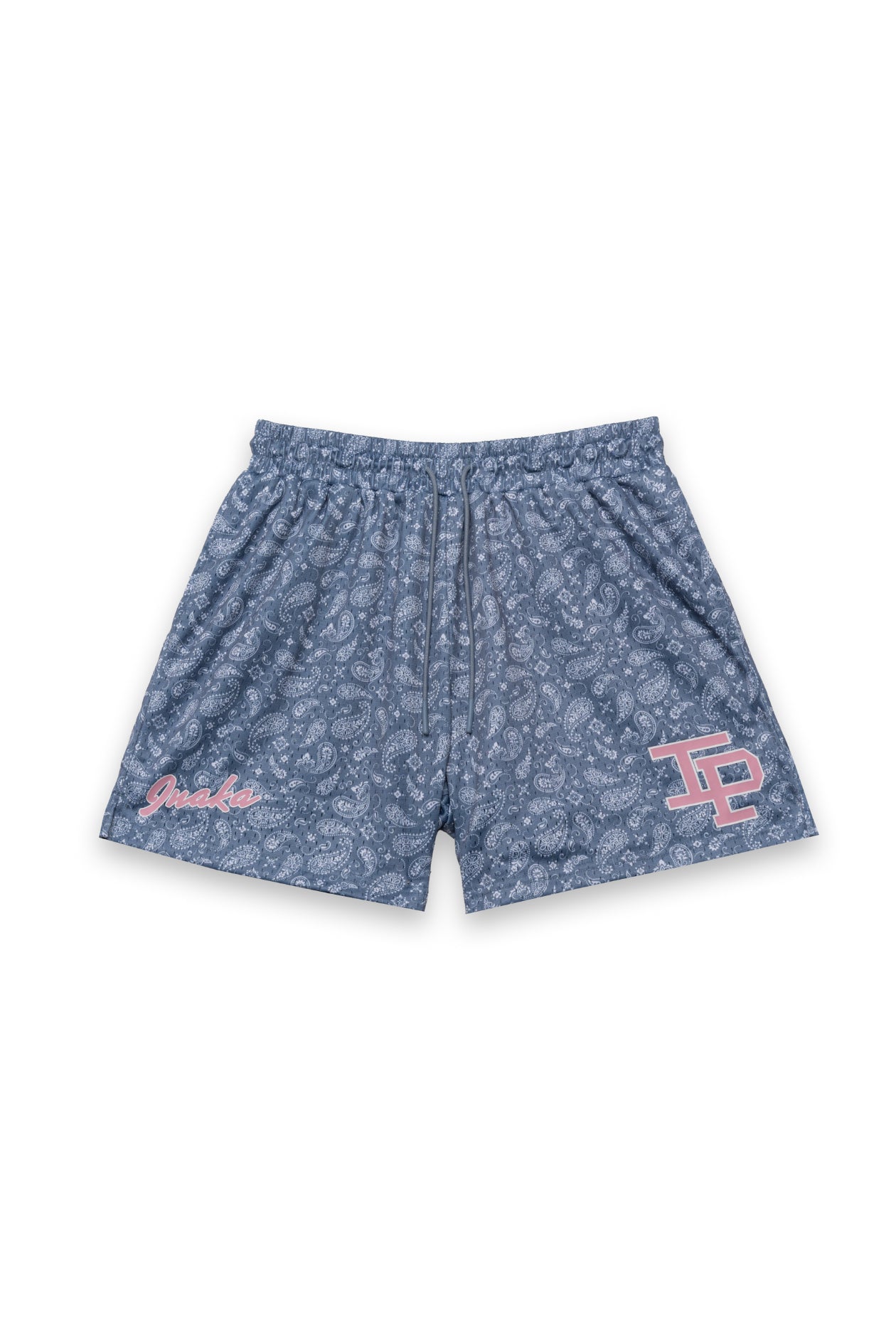 CLASSIC PAISLEY MESH SHORTS - GREY