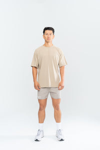 PERFORMANCE CLUB SHORTS - TAUPE