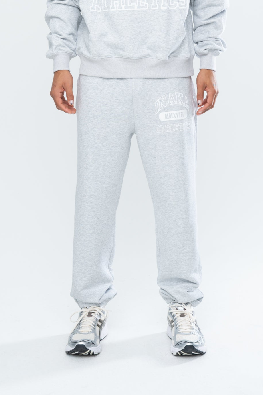 ATHLETICS CUFFED SWEATS - GREY