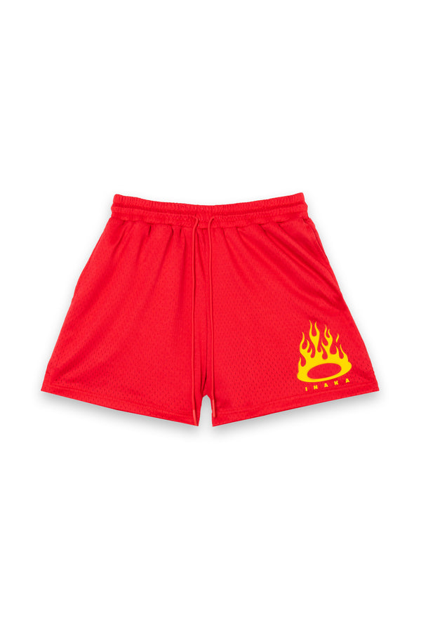 FURY MESH SHORTS - RED