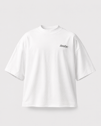 BASICS CROPPED TEE - WHITE