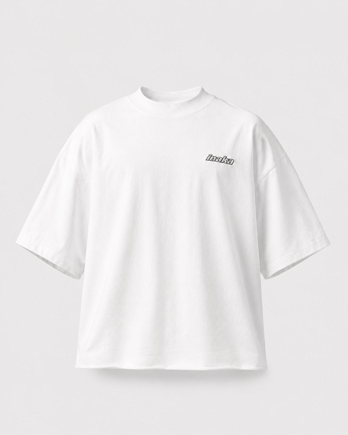 BASICS CROPPED TEE - WHITE