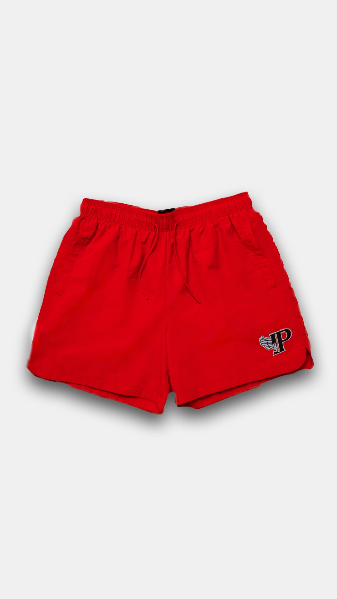 Men's Nylon Wing Shorts - Red