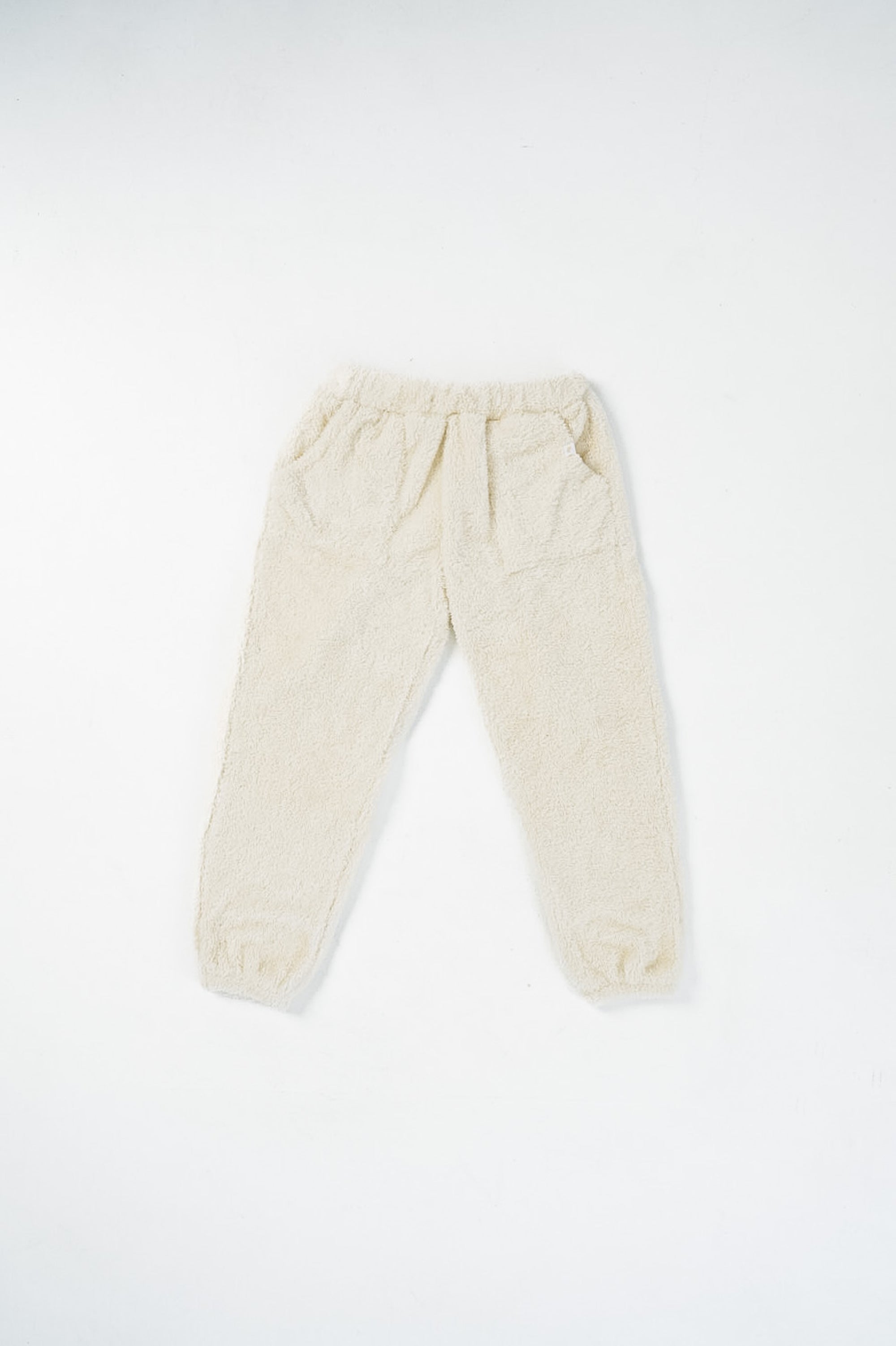 Teddy Fleece Pants - Cream