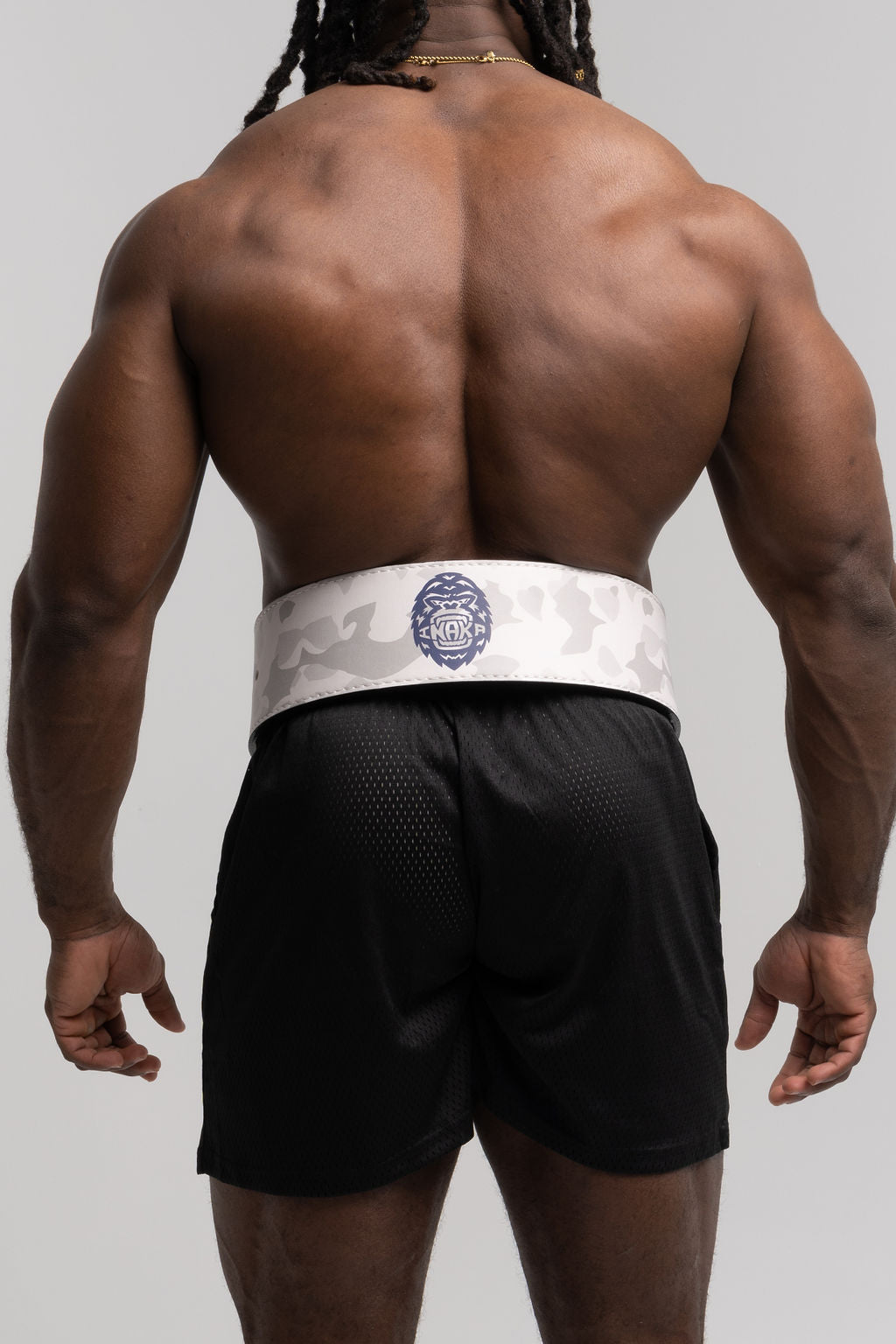 Stoic Lever Powerlifting Belt (13mm) - White - Lift Unlimited 