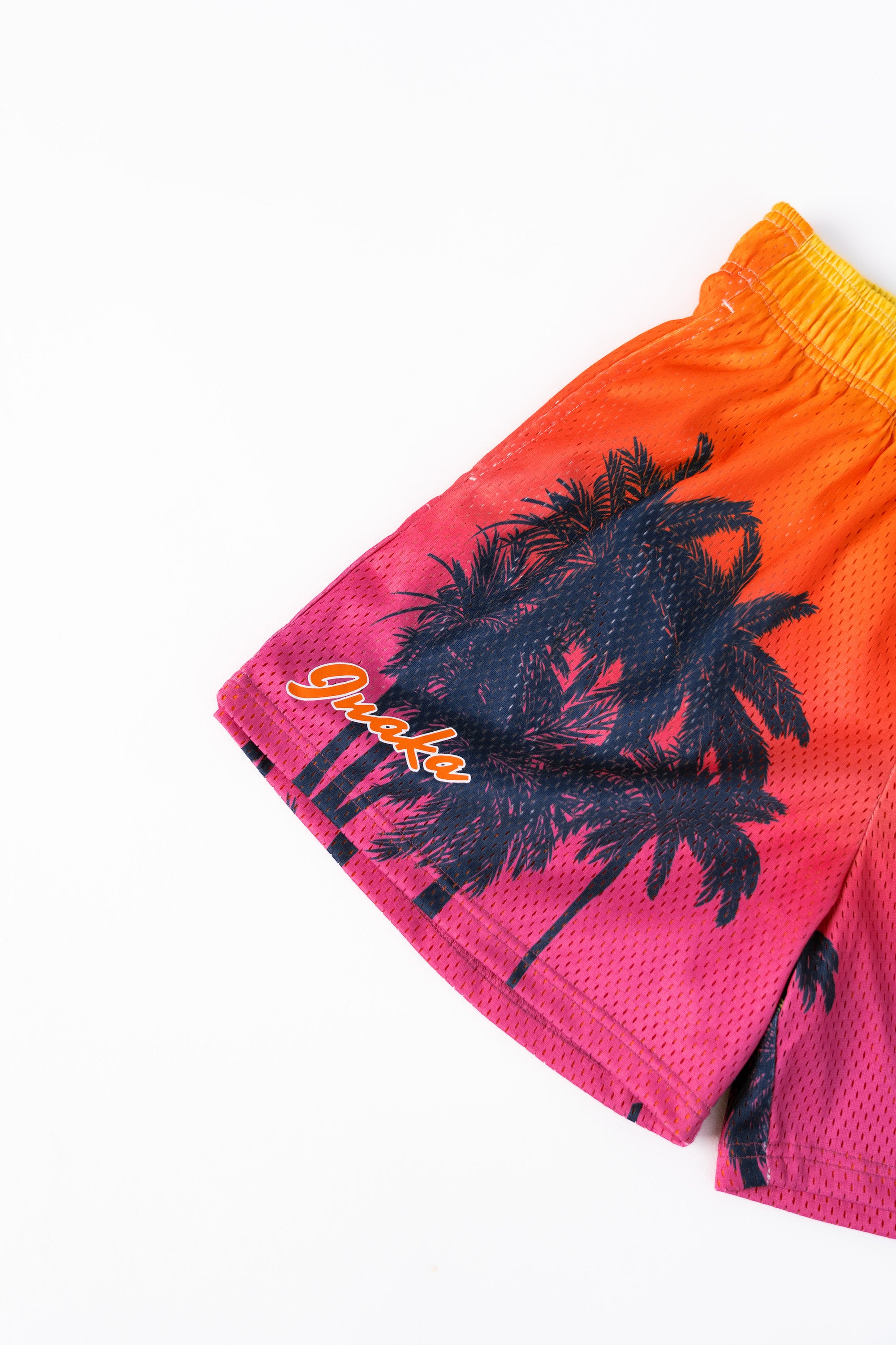 Graphic Mesh Shorts - Miami Vice